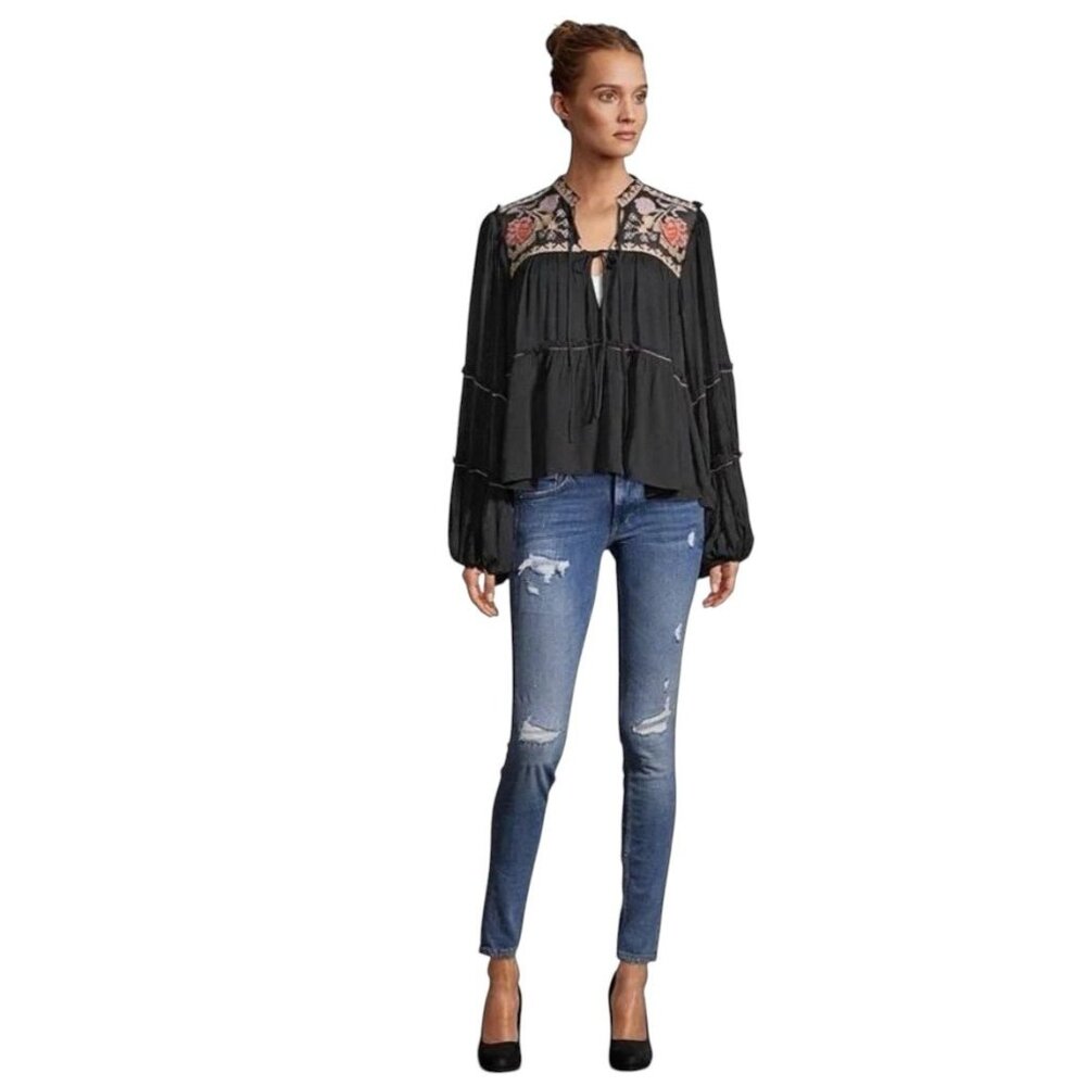 Free People Vivid Color Top New Size XS - Picture 10 of 11